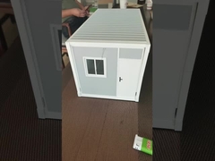 ইকো-বন্ধুত্বপূর্ণ প্রিফ্যাব ছোট ভাঁজ ঘর ক্যারভান কনটেইনার আবহাওয়া প্রতিরোধী