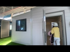 গ্রেড 8 ভূমিকম্প প্রতিরোধী 20FT ভাঙা ব্রিজ অ্যালুমিনিয়াম উইন্ডো সহ প্রাক-নির্মিত ঘর