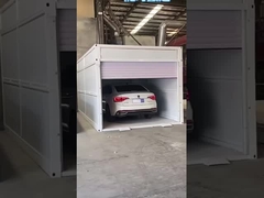 ছোট শিপিং রূপান্তরিত শিপিং কনটেইনার প্রিফ্যাব্রিকেটেড হাউস