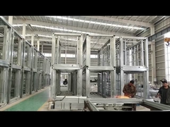 ডাবল উইং ফোল্ডেবল 20ft কনটেইনার বক্স হাউস স্যান্ডউইচ প্যানেল ছাদ সঙ্গে