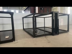 20 বছরেরও বেশি সময় ধরে জীবনকাল ইস্পাত দরজা / ভাঙা সেতু অ্যালুমিনিয়াম ডাবল দরজা সহ 20FT প্রিমেড হাউস