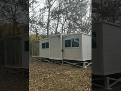 দ্রুত ইনস্টলেশন 20FT প্রাক-তৈরি ঘর গ্রেড 8 ভূমিকম্প প্রতিরোধী প্লাইউড বা পিভিসি মেঝে সহজ