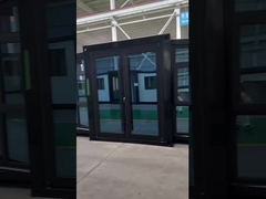 গ্রেড 8 ভূমিকম্প প্রতিরোধী 20FT ভাঙা ব্রিজ অ্যালুমিনিয়াম উইন্ডো সহ প্রাক-নির্মিত ঘর