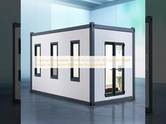 ব্যবহারিক প্রসারিত প্রিফ্যাব বাড়ি, ১৮.৫ বর্গ মিটার ঘর এবং কাস্টম বাথরুমের প্রয়োজনীয়তা সহ