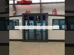 20FT গ্যালভানাইজড স্টিল ফ্রেম সহ প্রসারিত প্রিফ্যাব হোম