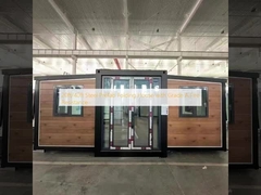 20 ফুট/40 ফুট স্টিল প্রিফ্যাব ভাঁজযোগ্য ঘর, গ্রেড এ ফায়ার রেসিস্টেন্স সহ