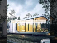 8 টন ধারণক্ষমতা এবং ইস্পাত ফ্রেম সহ বহনযোগ্য স্পেস ক্যাপসুল হাউস