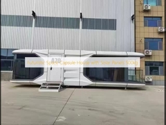 ভবিষ্যতের মহাকাশ ক্যাপসুল ঘর সৌর প্যানেল সহ ৫০০ কেজি