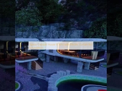 মহাকাশ ক্যাপসুল ঘর ৮ টন, ইলেক্ট্রিক পর্দা সহ, কোনো ভিত্তি নেই