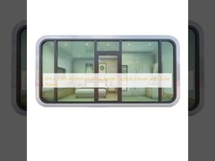 সৌরশক্তি সহ 6 মি x 3.3 মি অ্যালুমিনিয়াম খাদ আপেল ক্যাপসুল হাউস