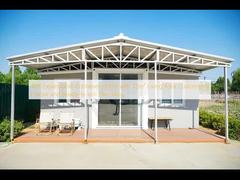 72 বর্গমিটারের বাসযোগ্য এলাকা সহ 40 ফুট প্রসারিত কন্টেইনার বাড়ি, কাস্টমাইজ করা রঙ এবং ব্যবহারের জন্য প্রস্তুত নদীর জলের ব্যবস্থা