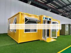 কম রক্ষণাবেক্ষণের জন্য দ্রুত ইনস্টলেশনের জন্য 2 কেএন / এম 2 মেঝে লোডিং এবং জলরোধী প্রান্তের সাথে প্রসারিত প্রিফ্যাব হোম