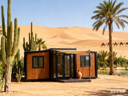 কেনা Heavy-Duty Foldable 20ft Container with Bathroom Wet-Dry Separation and Optional 18mm Thick Fireproof Cement Fiber Floor অনলাইনে উৎপাদন