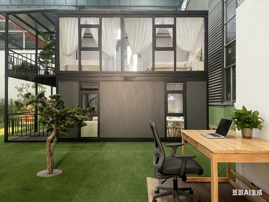 কেনা সংক্ষিপ্ত ইনস্টলেশন সময় ডাবল ফ্লোর প্রসারিত প্রিফ্যাব ঘর আধুনিক এবং আড়ম্বরপূর্ণ ডিজাইন online manufacture