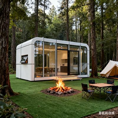 কেনা ২ জন মানুষের জন্য ওয়াইফাই যুক্ত আপেল ক্যাপসুল ঘর, বহনযোগ্য এবং সহজে একত্রিত করা যায় অনলাইনে উৎপাদন