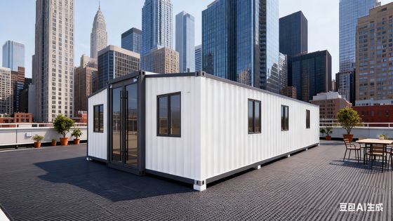 কেনা 40ft Expandable Container Home with 4.6 Tons Weight L11800*W6220*H2480mm Expanded Size and Bull 30*30 Flat Lamp অনলাইনে উৎপাদন