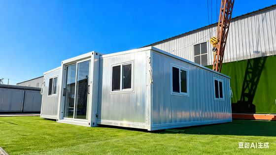 কেনা Foldable 20ft Container with 80*100*2.5mm Square Tube Bottom Side Beam and L5900*W2220*H2480mm Folded Size অনলাইনে উৎপাদন