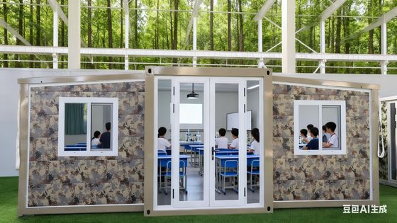 কেনা 75 মিমি ইপিএস স্যান্ডউইচ প্যানেল ভাঁজযোগ্য 20 ফুট কন্টেইনার, কাস্টমাইজযোগ্য বারান্দা এবং ওয়ালবোর্ড সহ অনলাইনে উৎপাদন