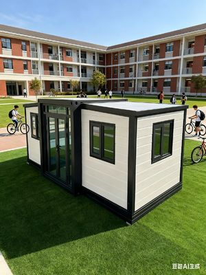 কেনা 18.5 Square Meters Foldable Modular Homes with More Than 30 Years Life and 1 40HQ Shipping Container Can Hold 4 Sets অনলাইনে উৎপাদন