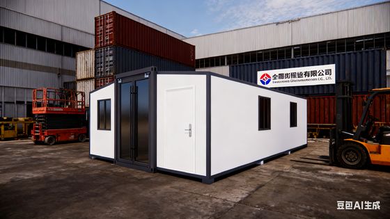 কেনা 3.75 Tons 56 Square Meters Prefab Folding House with More Than 30 Years Lifespan and Foldable Container House Design অনলাইনে উৎপাদন