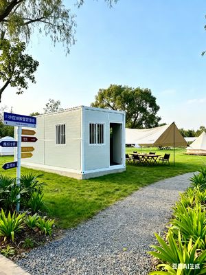 কেনা Thermal Insulation 0.043W/m.K Flat Pack Folding House with 5630*2230*2515mm Inside Dimensions and 0.5KN/㎡ Wind Resistance অনলাইনে উৎপাদন