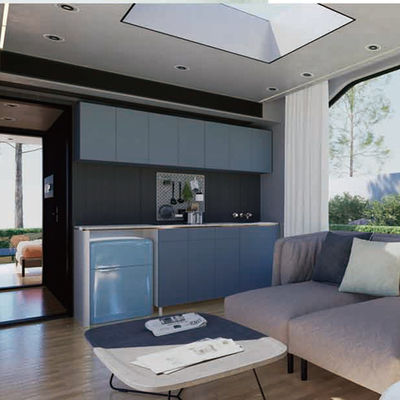 পোর্টেবল স্পেস ক্যাপসুল হাউস ৮ টন, গ্যালভানাইজড স্টিল ফ্রেম সহ