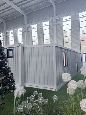 40 ফুট প্রসারণযোগ্য কন্টেইনার হোম, কাস্টমাইজযোগ্য অভ্যন্তরীণ নকশা, ভূমিকম্প প্রতিরোধের স্তর 8, এবং গ্যালভানাইজড স্টিল ফ্রেমওয়ার্ক সহ