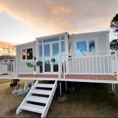 সিই / ইউএল বৈদ্যুতিক সিস্টেমের সাথে 20 ফুট / 40 ফুট প্রিফ্যাব ফোল্ডিং হাউস