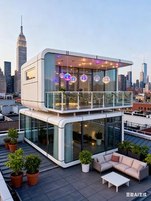 ২ জন মানুষের জন্য বহনযোগ্য আপেল ক্যাপসুল বাসস্থান এবং গতিশীলতা