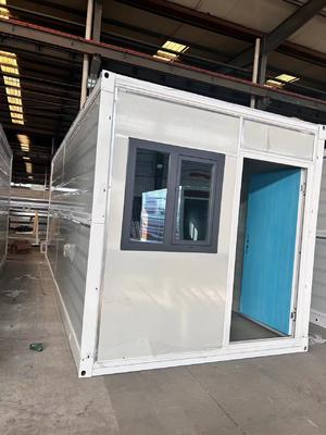 শব্দ নিরোধক ≥30db এবং ভূমিকম্প স্তর 8 কর্মক্ষমতা সহ বায়ু-প্রতিরোধী 0.5KN/m2 ফ্ল্যাট প্যাক ভাঁজযোগ্য ঘর