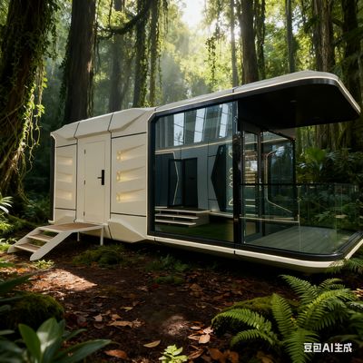 ৩৪০০ উচ্চতার আধুনিক স্পেস ক্যাপসুল হাউস ২ জনের জন্য এবং ৯ মিমি ইউরোপীয় পাইন বোর্ড