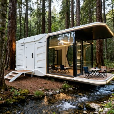 স্পেস-২৯ এক বেডরুমের স্পেস ক্যাপসুল হাউস, বাইরের মাত্রা L8560 * W3460 * H3400