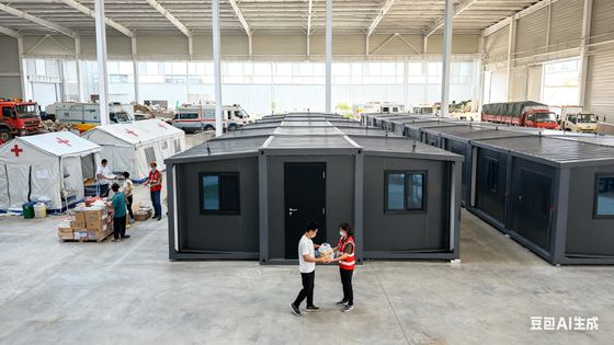 কাস্টমাইজযোগ্য শিপিং কন্টেইনারের ঘর স্ট্যান্ডার্ড বৈদ্যুতিক বিতরণ সহ