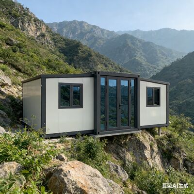 Fully Galvanized Foldable 20ft Container with Customizable House Layout and Optional Entrance Door