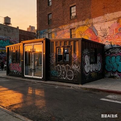 তাপ নিরোধক এবং শব্দ নিরোধক সহ 20 ফুট ভাঁজযোগ্য কনটেইনার কাস্টমাইজযোগ্য স্ট্যাকযোগ্য প্রসারিত কনটেইনার হাউস প্রিফ্যাব্রিকেটেড ক্ষুদ্র বাড়ির জন্য