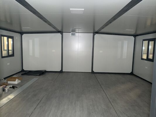 ভিজা-শুষ্ক বিচ্ছেদ বাথরুম, তাপ এবং শব্দ নিরোধক এবং 30-40 বছর জীবনকাল সহ 20 ফুট ভাঁজযোগ্য কন্টেইনার