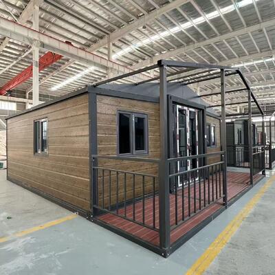 প্রিফ্যাব্রিকেটেড হোমগুলির জন্য 30-40 বছরের লাইফ স্প্যান, লেভেল 8 সিসমিক পারফরম্যান্স এবং সম্পূর্ণ গ্যালভানাইজড সাইড ফ্রেমের সাথে 20 ফুট ভাঁজযোগ্য কন্টেইনার